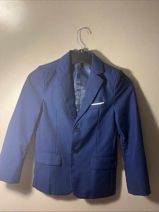 Other - Classic Kids Navy Blue Matching Suit- Blazer-vest-slacks with-white turtleneck
